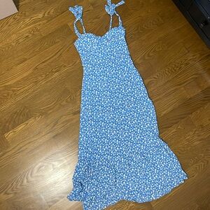 Reformation Blue Floral Women's Dress